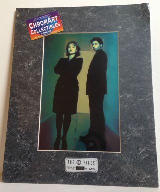 X - Files Print 0536 Limited Edition Season 1 Chromart Collectibles Cert Of Auth