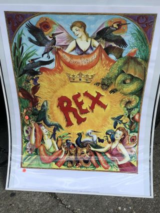 Rex 2004 Orleans Mardi Gras Krewe Favor Lithograph Poster Proclamation