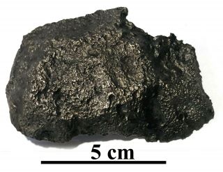 Meteorite,  Ataxite Dronino,  Russia,  Complete Sandblasted Piece,  245 Grams