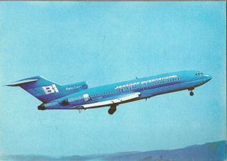 Postcard Braniff International Airways 727 - 100 N306bn Movifoto