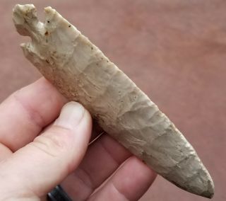 Authentic DOVE TAIL Arrowhead SPEAR POINT NATIVE Indian Artifact Winnebago Co.  IL 11