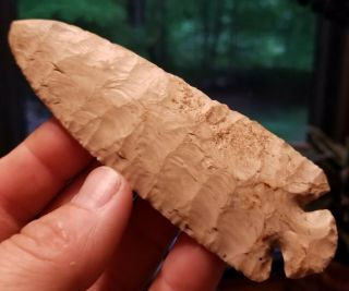 Authentic DOVE TAIL Arrowhead SPEAR POINT NATIVE Indian Artifact Winnebago Co.  IL 8