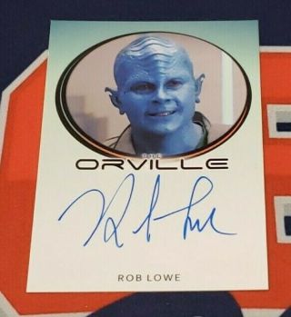 Rittenhouse The Orville Season One Rob Lowe Autograph Bordered Archive Box Excl