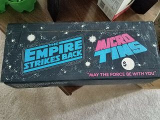 Vintage Star Wars Micro Tins The Empire Strikes Back 1980 With Display Box