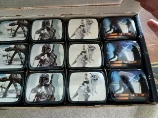 Vintage Star Wars Micro Tins The Empire Strikes Back 1980 with Display Box 3