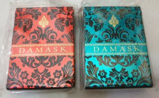 Damask Playing Cards Set (limited Edition (red) - 400,  (blue - 120)