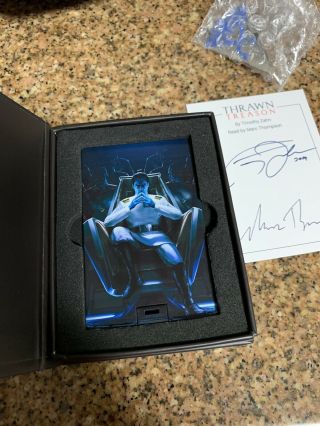 SDCC 2019 STAR WARS THRAWN TREASON HARDCOVER Book & AUDIOBOOK SIGNED W / Pin 2
