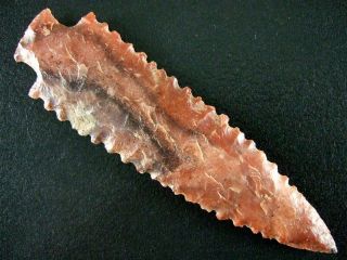 Fine Authentic Collector Grade 10 Florida Kirk Stemmed Point Arrowheads 5