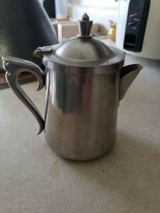Vintage American Airlines 3 " First Class Stainless Steel Pitcher
