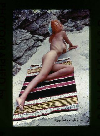 Harrison Marks 1960s Color Slide Transparency Nude Sea Goddess Yeager Estate Nr