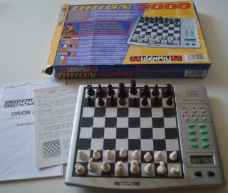 Boxed Vintage Electronic Computer Travel Chess Game Millennium Orion 2000