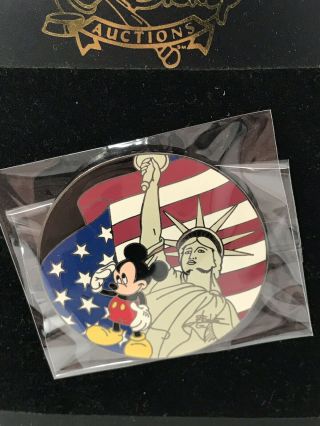 Disney Patriotic Mickey Mouse Elisabete Gomes LE 100 Pin Statue Liberty 2