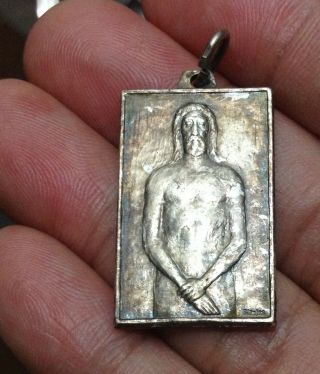 Lord Jesus Christ Holy Face Body Shroud Of Turin 2000 Exhibition Medal Rare
