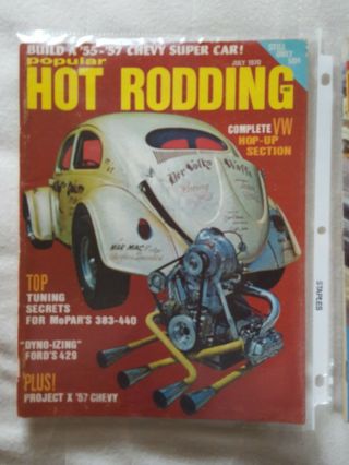 Vintage Popular Hot Rodding Magazines 1970
