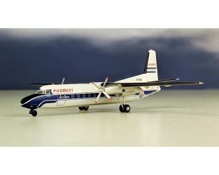 Aeroclassics AC219452 Piedmont Fairchid FH - 227 N709U Diecast 1/200 Model Plane 2
