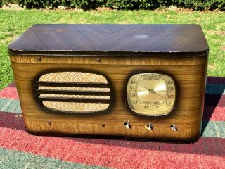 Rare antique Kadette 10 tube table top tube radio model 1019 2