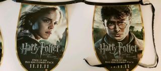 Rare Harry Potter Deathly Hallows Part 2 Movie Banner Pennants 2