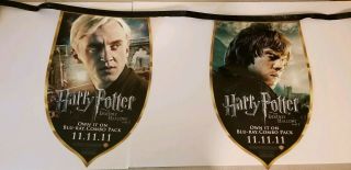 Rare Harry Potter Deathly Hallows Part 2 Movie Banner Pennants 3