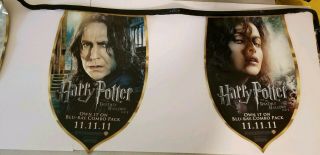 Rare Harry Potter Deathly Hallows Part 2 Movie Banner Pennants 4