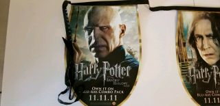 Rare Harry Potter Deathly Hallows Part 2 Movie Banner Pennants 5