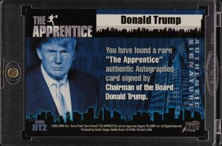2005 JMBP Comic Images The Apprentice Donald Trump AUTO (PWCC) 2