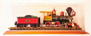 DISNEY CAROLWOOD PACIFIC LILLY BELLE LOCOMOTIVE w/ TENDER FROM HEARTLAND LE 1500 2