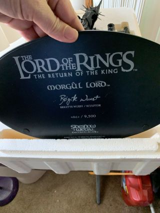The Morgul Lord LotR Sideshow Weta Lord Of The Rings Statue 8