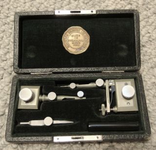 Antique Alteneder Beam Compass Trammels Drawing Drafting Set Vintage Instrument