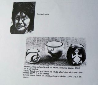 Emma Lewis (Daughter of Lucy) Acoma Jar/Pot Native American Pueblo Indian 8