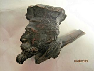 Antique Meerschaum Pipe Carved Bearded Man Bowl,  Spares & Repair