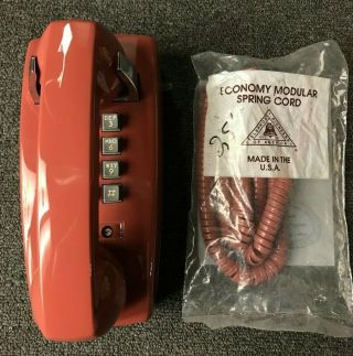 Nos Western Electric - Bell System 2554 Touchtone Wall Telephone - 146 Teabrrry