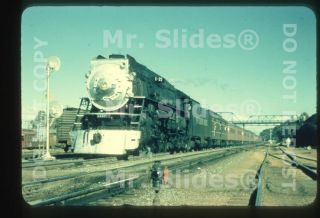 Duplicate Slide Sp Southern Pacific 4 - 8 - 4 4466 Action - Last Steam Run - Sacramento