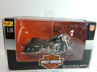 Maisto Diecast Harley Davidson 1:18 Scale 2001 Road King Classic Series 11