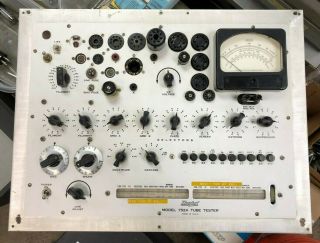 Vintage Hickok 752a Dynamic Mutual Conductance Tube Tester,  Dual Triode Test