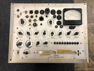VINTAGE Hickok 752A Dynamic Mutual Conductance Tube Tester,  Dual Triode Test 5
