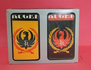 Vintage Ruger Phoenix Double Deck Of Playing Cards.  Rare