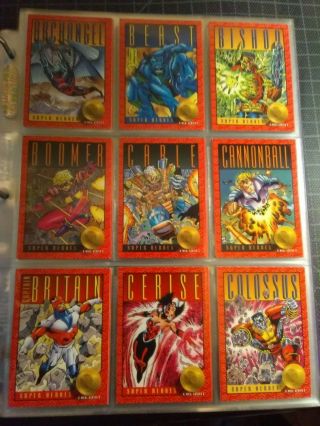 1993 Uncanny X - Men Master Trading Card Set Base/ Hologram/ Holofoil/ 30year M/nm