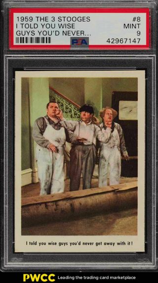 1959 Fleer The 3 Stooges I Told You Wise Guys You 