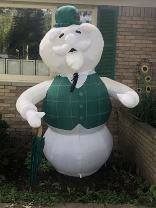 Sam Snowman Gemmy Christmas Airblown Inflatable Holiday Rudolph 3