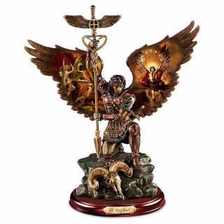 Archangel Saint Raphael Statue The Warrior St.  Raphael Sculpture
