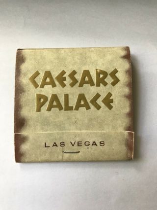 Caesars Palace Hotel & Casino Las Vegas Nevada Vintage Matchbook Travel Souvenir