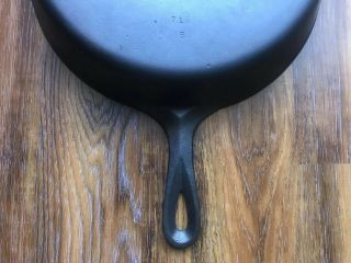 GRISWOLD NO.  10 CAST IRON SKILLET ERIE 716 SMALL BLOCK LOGO Fully Restored 2