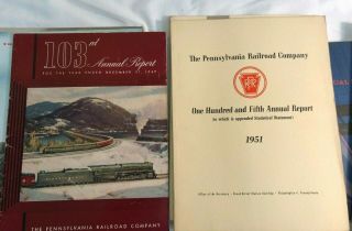 Prr And Penn Central Annual Reports And " Pc Post " Empl Newspapers