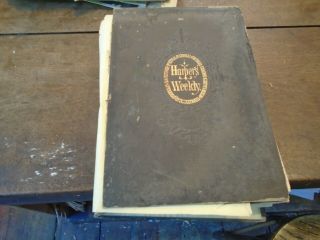 Bound volume Harper ' s Weekly Complete year of 1859 Great Prints 2