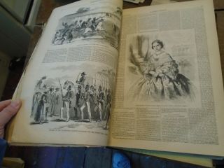 Bound volume Harper ' s Weekly Complete year of 1859 Great Prints 4