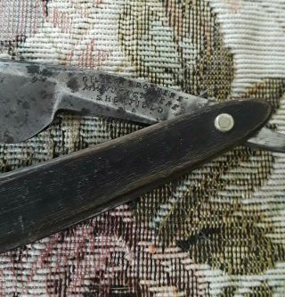Antique Vintage Gilbert Brothers Manufacturers Sheffield Straight Razor