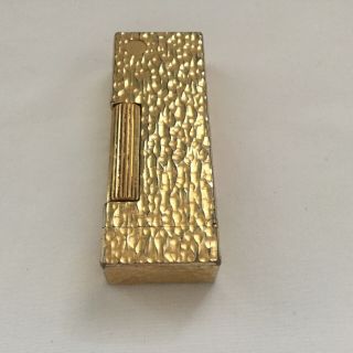 Vintage Dunhill Gold Plated Pocket Lighter