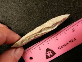 Q Authentic Native American Indian Artifact Arrowheads Knife Scraper Point 3