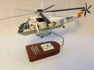 Sikorsky Sh - 3g,  Sea King,  Us Navy,  Helicopter Scale Model.