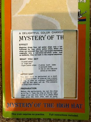 TENYO - MYSTERY OF THE HIGH HAT - Sugawara 1979 Discontinued and hard to find 3
